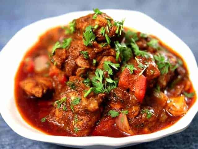 Chicken Dupiaza Jewel of India Restaurant