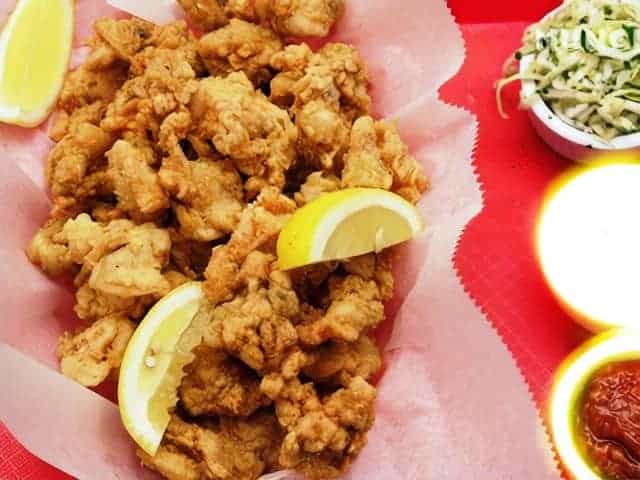 The Red Burn Capitol Park Fried Clams