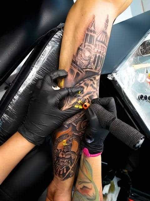 Hand Tattoo at  Zaza Ink