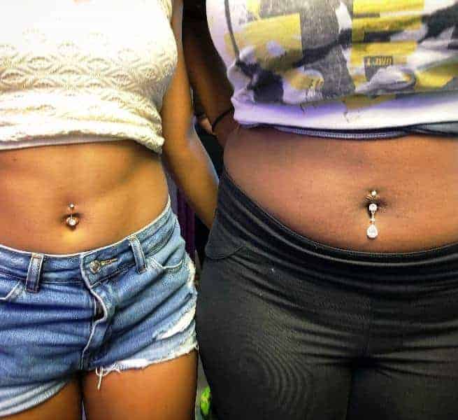 Navel Piercing at MoonFlower Boutique CT